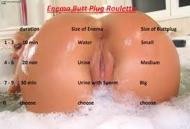 Enema Butt Plug Roulette - Fap Roulette