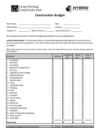 Costs vary depending on the size of the job and materials used. 28 Perfect Construction Estimate Templates Free Templatearchive