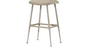 Saddle stools,padded cushion saddle ,bar stools with brass nailhead studs (set of 2),linen fabric backless counter stool & wooden legs, backless bar stool nailhead cushion ,grey (30 inch) 4.3 out of 5 stars 87. Amsden Off White Counter Height Stool Swivel