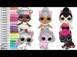 We'll be updating the article with more such lol coloring pages. Lol Surprise Dolls Lol Surprise Pets Coloring Book Compilation Spicy Kitty Sugar Kitty Queen Youtu Lol Dolls Coloring Pages Coloring Books Lol Surprise Dolls