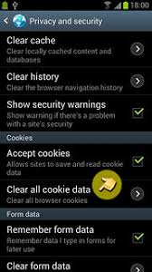 Tap site settings (advanced section). How To Manage Cookies And Clear Browsing Data On Galaxy S Iii