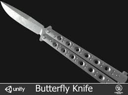 Originally, the butterfly knife had an icon of an old counter blox butterfly knife. 3d Model Butterfly Knife Cgtrader
