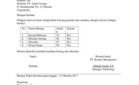 Surat jalan kendaraan adalah sebuah surat yang dibuat untuk melengkapi sebuah kendaraan yang artikel lain : Contoh Surat Jalan Alat Kerja Dubai Burj Khalifas