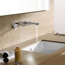 حنفية مثبتة على الحائط 24 صور لحوض الاستحمام والمغسلة مثبتة على الحائط صنبور صحي أسود ومقبضين