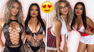 SEXY* CLOTHES TRY ON HAUL 🤯 SEE THROUGH ROLEPLAY HALLOWEEN COSTUMES 🔥 || Toni  Camille - YouTube
