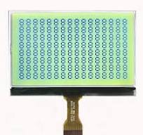 China supplier COG 128x64 Dots Matrix Lcd Display Module Graphic Lcd screen  Yellow-Green background Graphic LCD Module