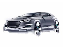 Audi 01 Audi Crosslane Coupe Concept Design Sketch 01 Jpg 1600 1200 Electric Car Design Car Design Sketch Automotive Design