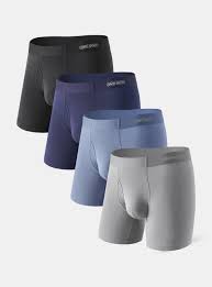 David Archy Men WaistFree™ Micro Modal Boxer Briefs 6.5'' (4-Pack)