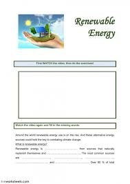 Here is the answer for: Renewable Energy Worksheets 99worksheets