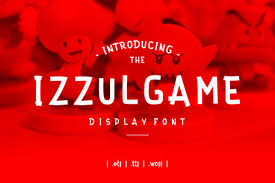 Download Izzul Game Font By Yantodesign Creative Fabrica SVG Cut Files