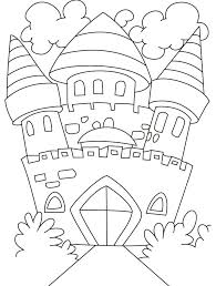 Fairy castle coloring pages : Princess Castle Coloring Pages Coloring Home