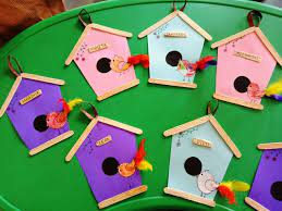 Our Class Theme For The Month Was Birds And The Shape To Be Introduced Was Pentagon So I Combined Both Bird Crafts Preschool Preschool Crafts Bird Crafts