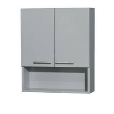 Home depot bathroom wall cabinets white. Wyndham Collection Amare 24 In W X 29 In H X 8 3 4 In D Bathroom Storage Wall Cabinet In Dove Gray Wcryv207dg The Home Depot Bathroom Wall Cabinets Wall Storage Cabinets Bathroom Wall Storage