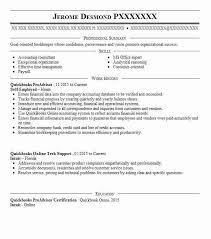 Quickbooks Bookkeeper Resume Example Fhpreps Granbury Texas