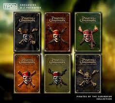 Lego pirates of the caribbean spans the stories of the four films (the curse of the black pearl, dead man's chest, at world's end, on stranger tides), features over 70 characters from the franchise and various locations. Pirates Of The Caribbean Collection V2 With Titles Plexposters