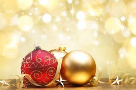 Christmas Background With Red And Gold Ornaments Gallery Yopriceville High Quality Images And Transparent Png Free Clipart