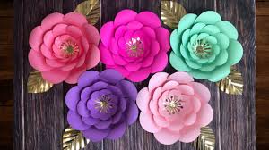 What is your birth flower? Floral Birthday Decoration At Home Paper Flowers Decoration For Birthday Diy Paper Flowers Youtube
