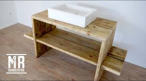 Genialen Waschtisch Aus Gerustbohlen Einfach Selber Bauen Youtube