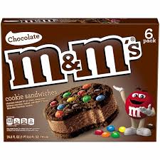 * this may be a regional promotion and not available at all. M M S Chocolate Ice Cream Cookie Sandwiches From Kroger In Dallas Tx Burpy Com