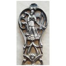 Large Antique Sterling Marshall & Fields Co Serving Spoon