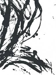 Black And White Paint Drip Art Inhale In 2020 Black Wall Art Black And White Artwork Drip Painting