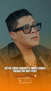 Así fue cómo comenzó el grupo Kvrass creado por Rafa Perez 😱, El cantante  vallenato reveló en exclusiva en Te Lo Dice Cuervo cómo empezó la idea del  grupo Kvrass tras su salida del grupo de Beto ...