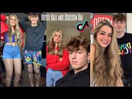 The two first sparked relationship rumors in december 2019, when they broadcast their la hangouts with their respective tiktok creator collectives, the hype house (rae was formerly. Bryce Hall And Addison Rae Tik Tok S Youtube Bryce Hall Addison Maddie And Mackenzie
