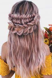 35 Boho Inspired Unique And Creative Wedding Hairstyle My Stylish Zoo Haircoloring Braided Hairstyles Classic Wedding Hair Braided Hairstyles For Wedding