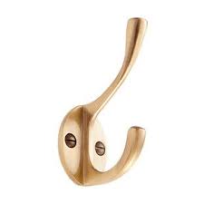 Small Satin Gold Coat Hat Hook Hat Hooks Brass Coat Hooks Gold Coating