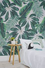 Wallpaper is an easy way to elevate a room. Wallpaper Love Tropical Wallpaper Murals The English Room Tropical Home Decor Tropical Bedrooms Home Decor