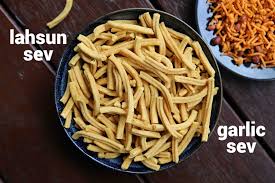 Lahsun Sev Recipe Garlic Sev Lasun Shev Lahsun Namkeen Recipe Recipes Indian Food Recipes Vegetarian Indian Food Recipes