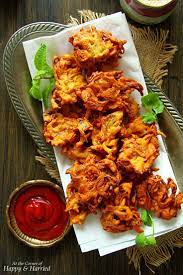 Onion Pakora Spiced Onion Fritters Recipe Indian Food Recipes Indian Food Recipes Vegetarian Indian Food Photography