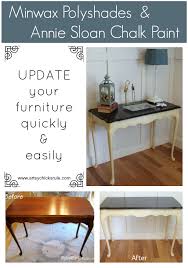 Update Old Wood Stained Furniture Easily Quickly Artsy Chicks Rule Staining Furniture Furniture Makeover Antique Sofa Table