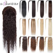 Fast & free shipping on many items! S Noilite Human Hair Ponytail Straight Curved 14 22 Highlight Natural Brown Wrap Around Clip In Hair Extension Women Hairpiece Special Discount 48a249 Cicig