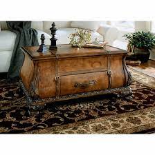 The unfinished surface will allow you to find the stain that best matches your existing furniture. Old World Map Bombay Trunk Coffee Table 553070 Butler Specialty Furniture