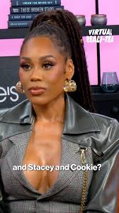 Monique Samuels is calling out "RHOP" co-star Stacey Rusch for "lying"  about her relationship with her ex-husband, Chris. 👀