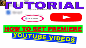 Dos mesmos criadores de free fire, a booyah! How To Set Premiere Videos In Youtube Tutorial Vloggers Youtubers Ladyoak