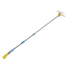 Window Squeegee Shower Squeegee Cleaner Mop With Long Extendable Pole And Water Sprayer For Window Shower Washroom Squeegee Shower Window Squeegee Squeegees