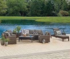 Wilson Fisher Shadow Creek Seating Chaise Set Big Lots Slate Coffee Table Slate Coffee Big Lots