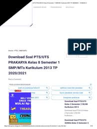 Tujuan pembelajaran, aktivitas pembelajaran, dan. Soal Pts Uts Prakarya Kelas 8 Semester 1 Smp Mts Kurikulum 2013 Tp 2020 2021 Sobang 2 Pdf