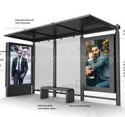 Galvanize Steel Anti Rust Advertising Bus Shelter Passenger ...