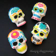 Sugar Skull Video Tutorial And Recipe Hungry Happenings Recipe Sugar Skull Fall Decorated Cookies Halloween Recipes