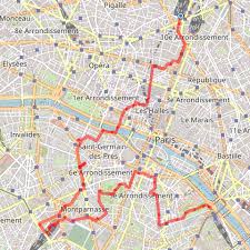 I arrived at gare du nord and arrived 50 minutes later at gare montparnasse. Parcours Marche Paris Gare Du Nord Gare D Austerlitz Paris 10e Arrondissement