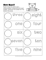 Writing The Number Tracing The Word For The Number And Making Dots For Math Activities Kindergarten Printables Kids Math Worksheets Preschool Math Worksheets