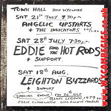 July August 1979 High Wycombe Town Hall Gigs Wycombegigs