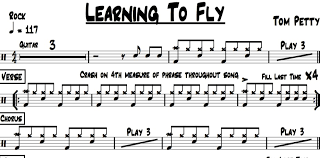 Learning To Fly Tom Petty Drum Chart Quickgigcharts