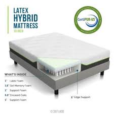 This lucid gel memory foam mattress strikes the perfect balance between comfort and support. Lucid 10 Inch Memory Foam Hybrid Mattress Review