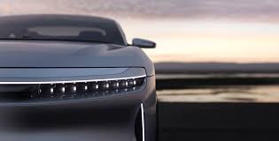 Lucid Air Showcar 2017 Slim Headlights While They Are Opening It Was Hard Work But Also A Great Team C Www Lucidmotors Com Car Lucid Car Front