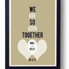 Personalized bamboo cutting board 6×8 single tone. Kitchen Art Kitchen Decor Anniversary Gift For Husband Wife We Are So Good Together Art On Luulla