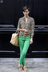 Leopard And Green Outfits Search On Indulgy Com Green Pants Outfit Leopard Blouse Fashion